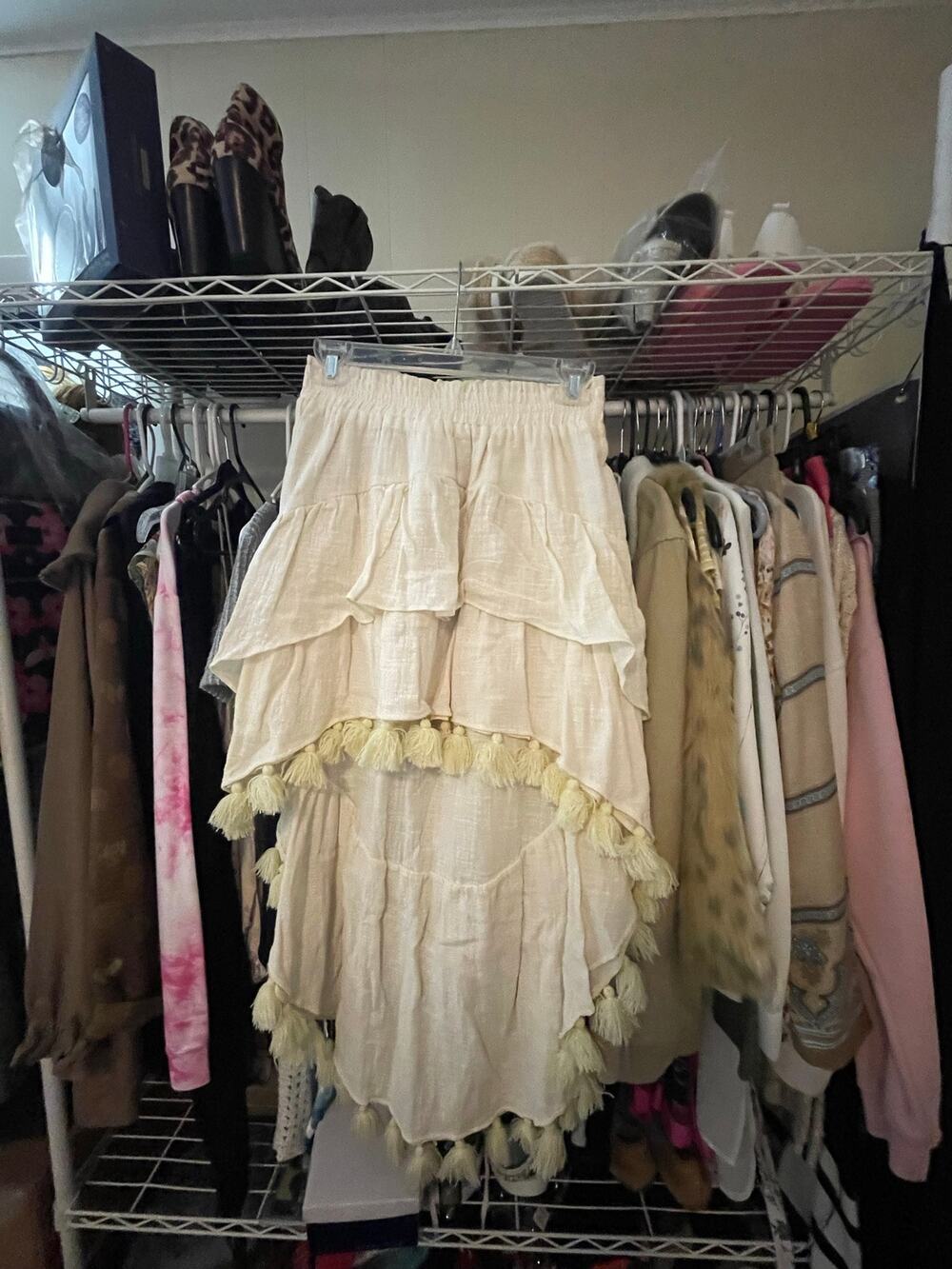 Women’s Miss Los Angeles Ruffle Hem Skirt Size Medium